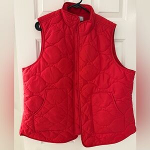 Red Quilted Vest